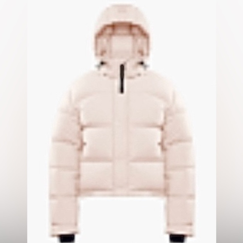 Aritzia Shorty Cool Flint Pink Puffer Jacket- Missing Hood
